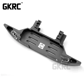 

Cnc Metal Front Bumper & Base For 1/10 Rc Crawler Car Traxxas Trx4 G500 Trx6 G63 Front Anti-collision Front Base Front Bumper