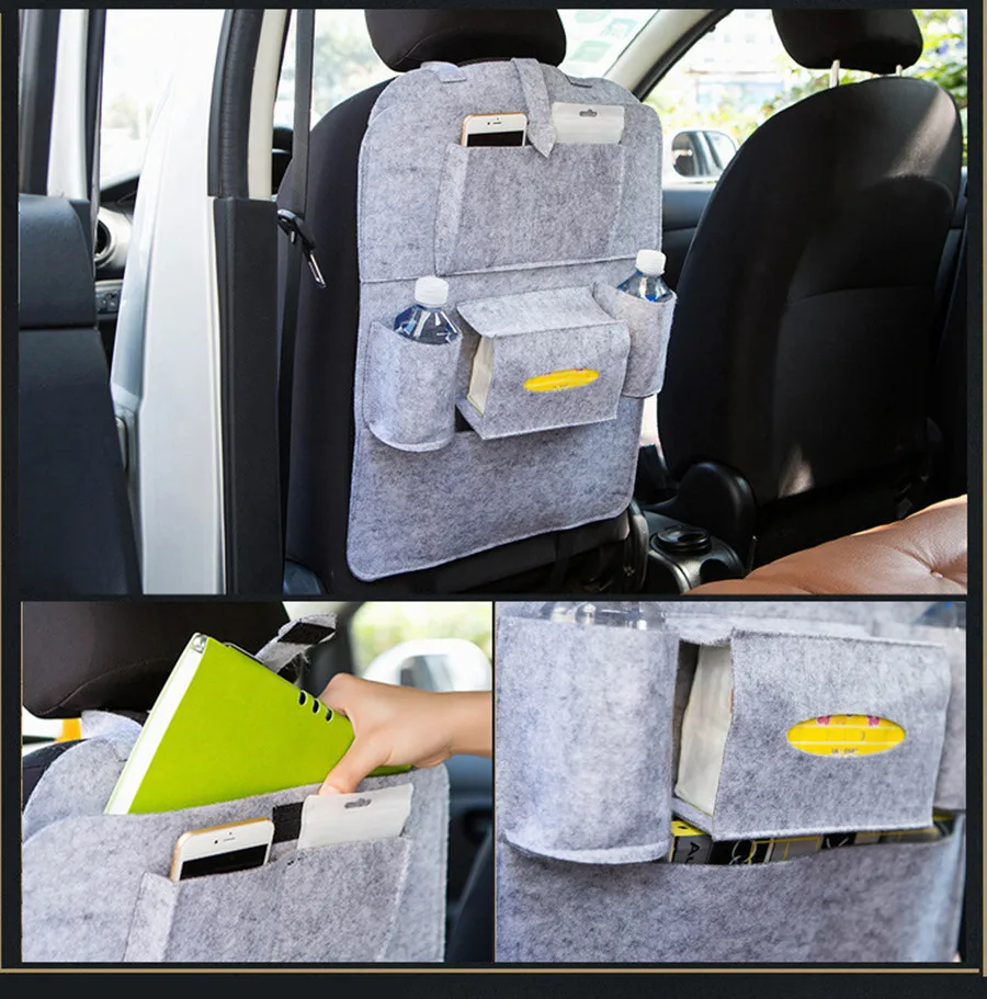 DIY Convenient practical Car Auto Seat Back Multi Pocket Storage Bag Waterproof Fabrics Organizer Holder Hanger|Сумки для вещей| |