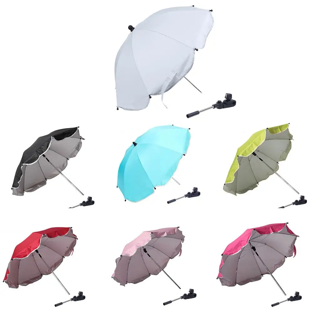 

Child Stroller Umbrella Rainproof UV Protection Baby Infant Portable Foldable Universal Umbrella Baby Stroller Accessories