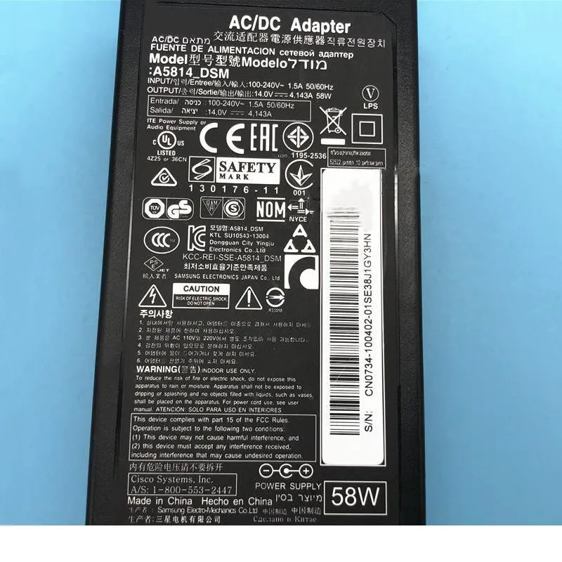 Ac Adapter For Samsung T24c550nd 