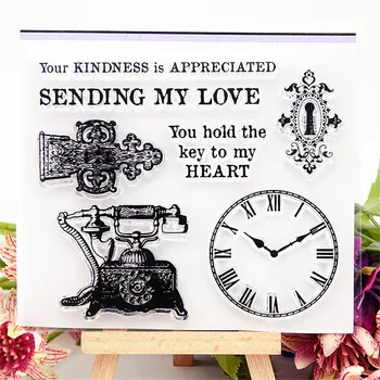 

12*10.5CM Hot sale little angel Clear Stamps / Silicone Seals Roller Stamp for DIY scrapbooking photo album/Card Making