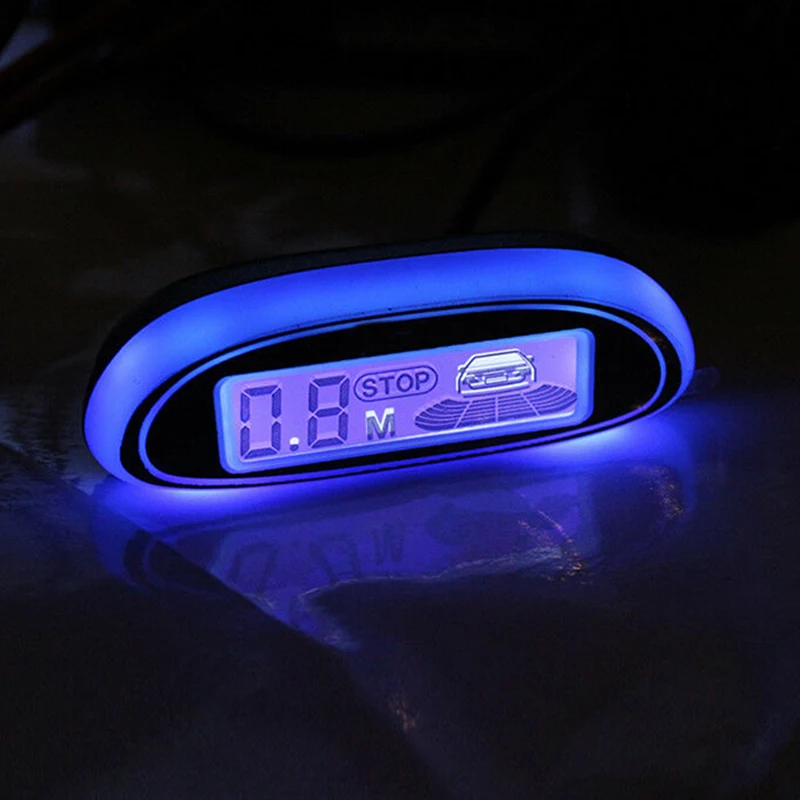 Car LED Parking Reverse Backup Radar Monitor Detector Display System Buzzer CSL88