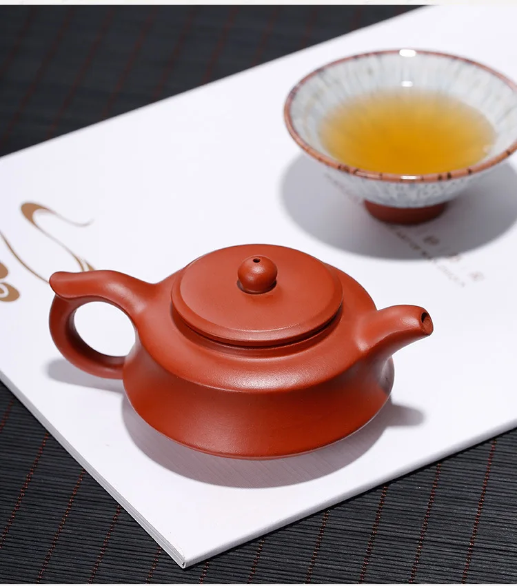 Yixing Clay Teapot Gift Special Offer Customizable Logo Column Bases Pot Clay Tea Pot Wholesale a Generation of Fat Special Offe