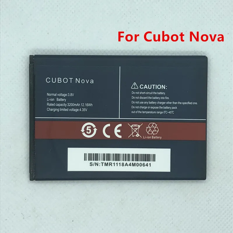 CUBOT Nova батарея 100% оригинал 3200mAh запасная для смартфона | Мобильные телефоны и