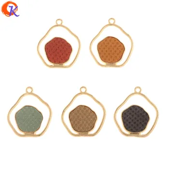 

Cordial Design 50Pcs 25*29MM Jewelry Accessories/Charms/Hand Made/Drop Shape/Leather Effect/Earring Findings/DIY Jewelry Making