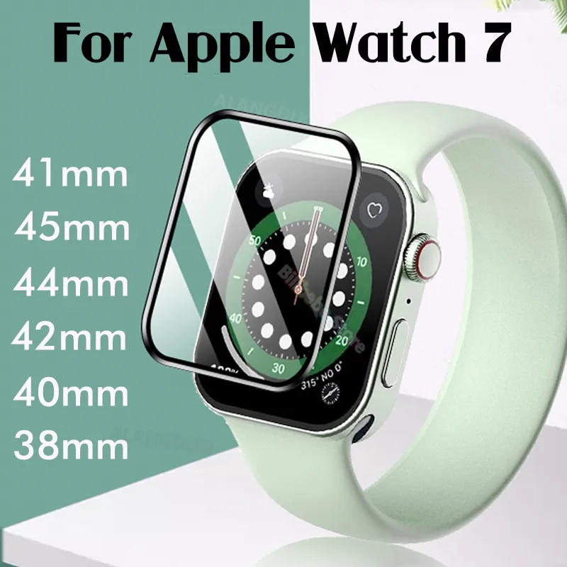 Защитная пленка для Apple Watch Band 7 41 мм 45 6 SE 5 4 40 44 не стекло iWatch 3 2 1 38 42 полная защита