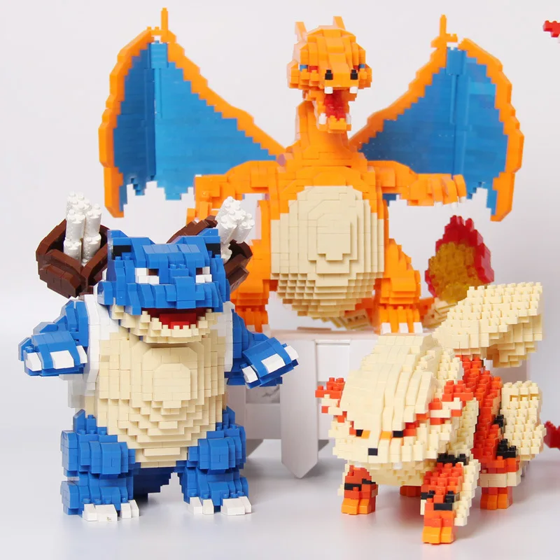 Building Blocks Pokemon | Charizard Construction Blocks - 2080pcs Brick - Aliexpress