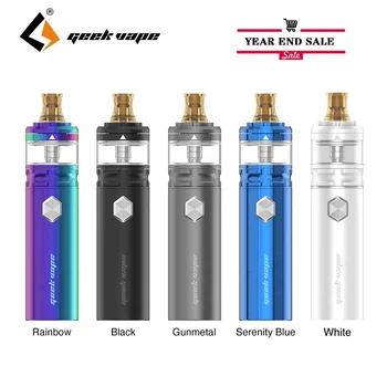 

New Year Sale Original Geekvape Flint Kit w/1000mah Battery Electronic Cigarette Vape MTL Vape Vaporizer with NS Coil vs Q16 PRO