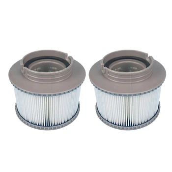 

2Pcs Filter Cartridges Strainer for All Models Hot Tub Spas Swimming Pool for Mspa