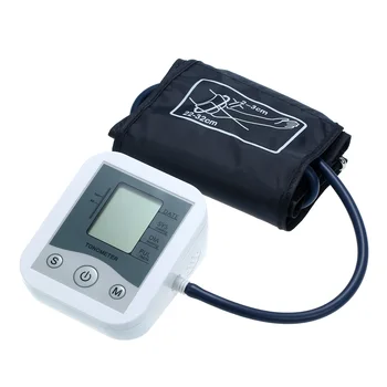 

Blood Pressure Monitor LCD Digital Display Tonometer Arm Pulse Scanning Oscillometry Pressure Meter Measurement Tensiometro