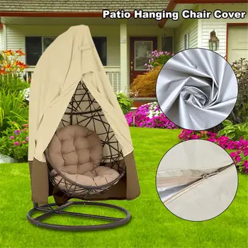 

Garden Rocking Chair Dustproof Rain Shelter Outdoor Furniture Cover Waterproof Durable Chair Dust Covers Swing Chair Dust Covers