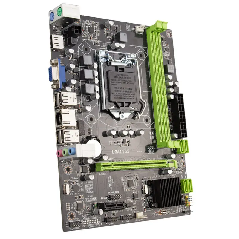 H61 Desktop Motherboard Lga1155 M Atx For Core I3 I5 I7 Cpu Support Ddr3 Memory With 3