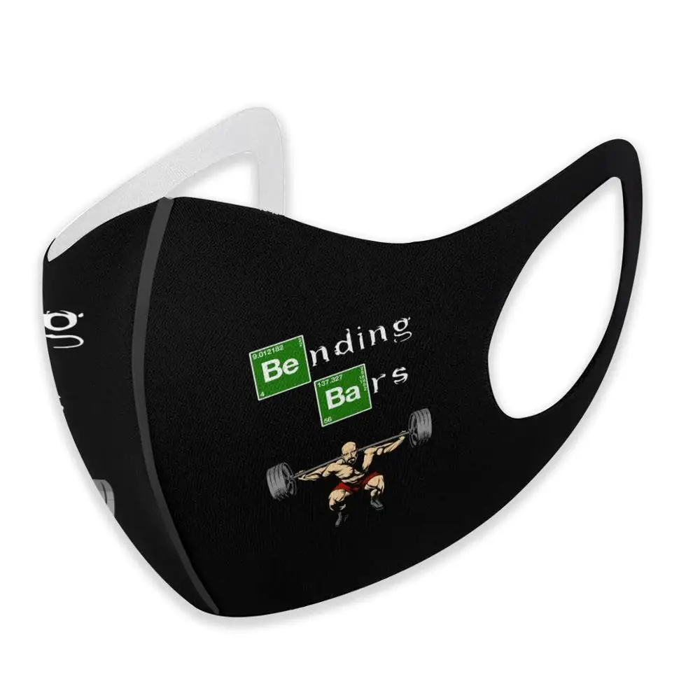 Гибочные полосы Walter White Gym мотивация DIY mondmasker васбаар маска для рта многоразовая