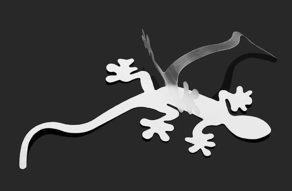 Предупреждение ющий знак безопасности автомобиля Gecko светоотражающие полосы стикер для hyundai Creta I10 I20 Tucson Elantra Santa Fe Solaris, Creta Veloster