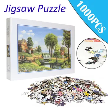 

1000 PCS Adult Children's Educational Puzzle Building Printed Parent-child Toy jigsaw picture puzzles for adults children game