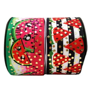 

Free shipping 50 yard per size 3" 75mm foil ribbon printed grosgrain ribbon qqqq
