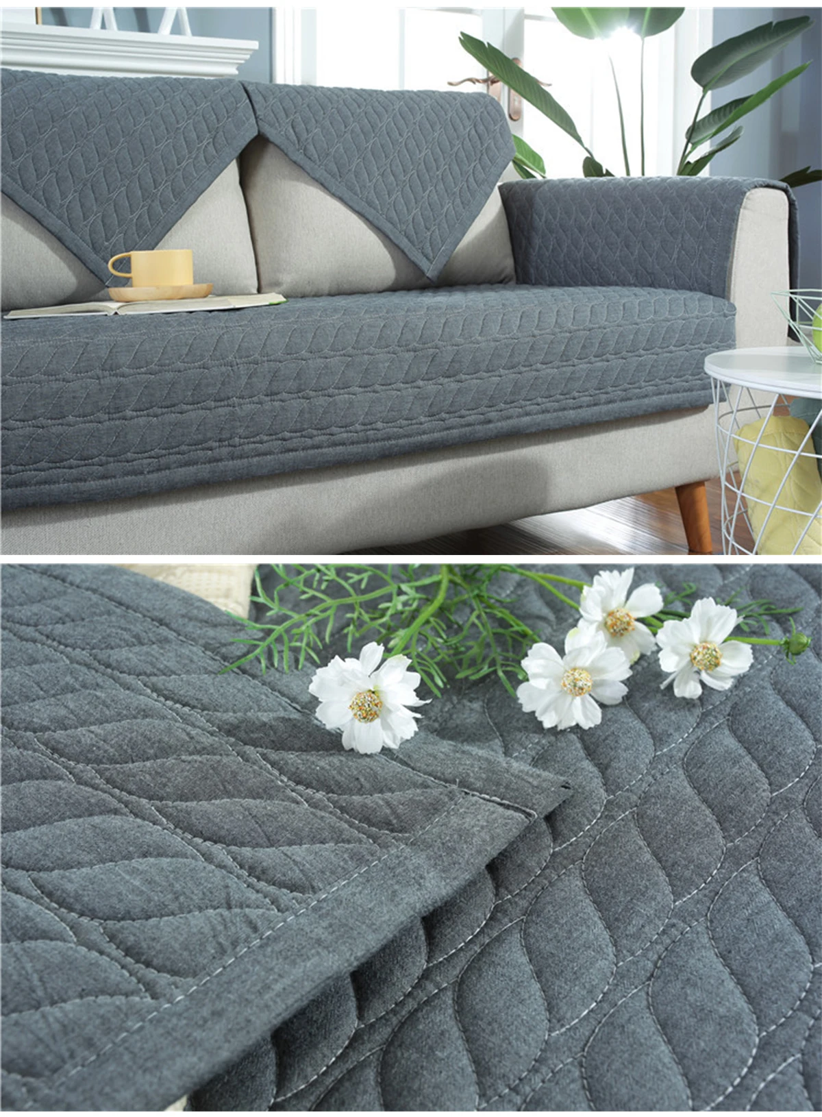 Простой 6 цветов стеганый чехол для дивана зима хлопковый чехол Fundas De Sofa секционные диванные чехлы Fundas De Sofa современный