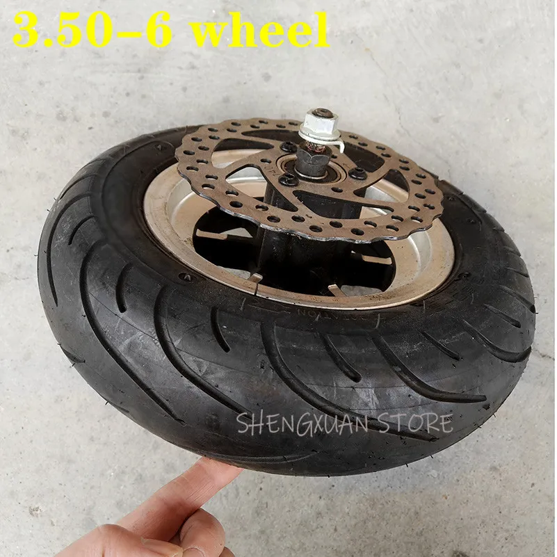 High Quality 10 Inch Electric Scooter Wheel with Hub 3.50 6 Vacuum Road