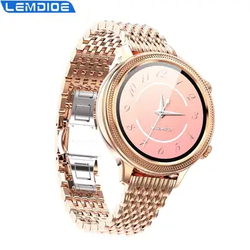 

Smart Watch Women LT06 Full Touch Screen 24 Hours Heart Rate Monitor IP67 Waterproof Lady Smartwatch Multi Language