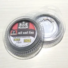 10 м 7 нитей с покрытием плетеная нержавеющая проволока рыболовный Такелажный материал покрытие проволока лидер покрытие джиггинг проволока свинцовая Рыбная леска