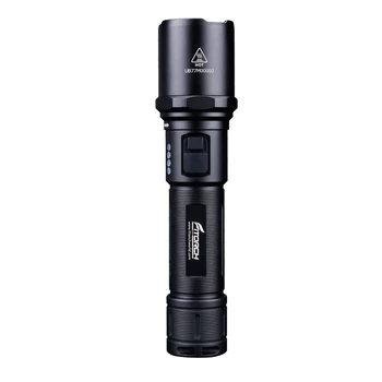 

Fitorch MR15 XP-L HD 1200LM 5Modes Dual Switch USB Rechargeable Powered Indicator LED Flashlight Lantern Torch Lamp Spotlight