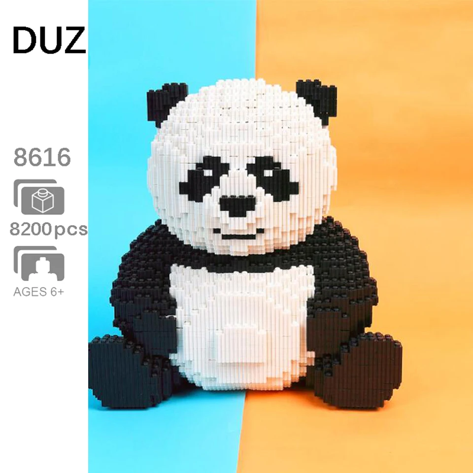 

Cute Cartoon Animal Pet Panda Building Block 3D Model Kits DIY Mini Bricks Diamond Bricks Toys for Boy Children Gifts 8200PCS