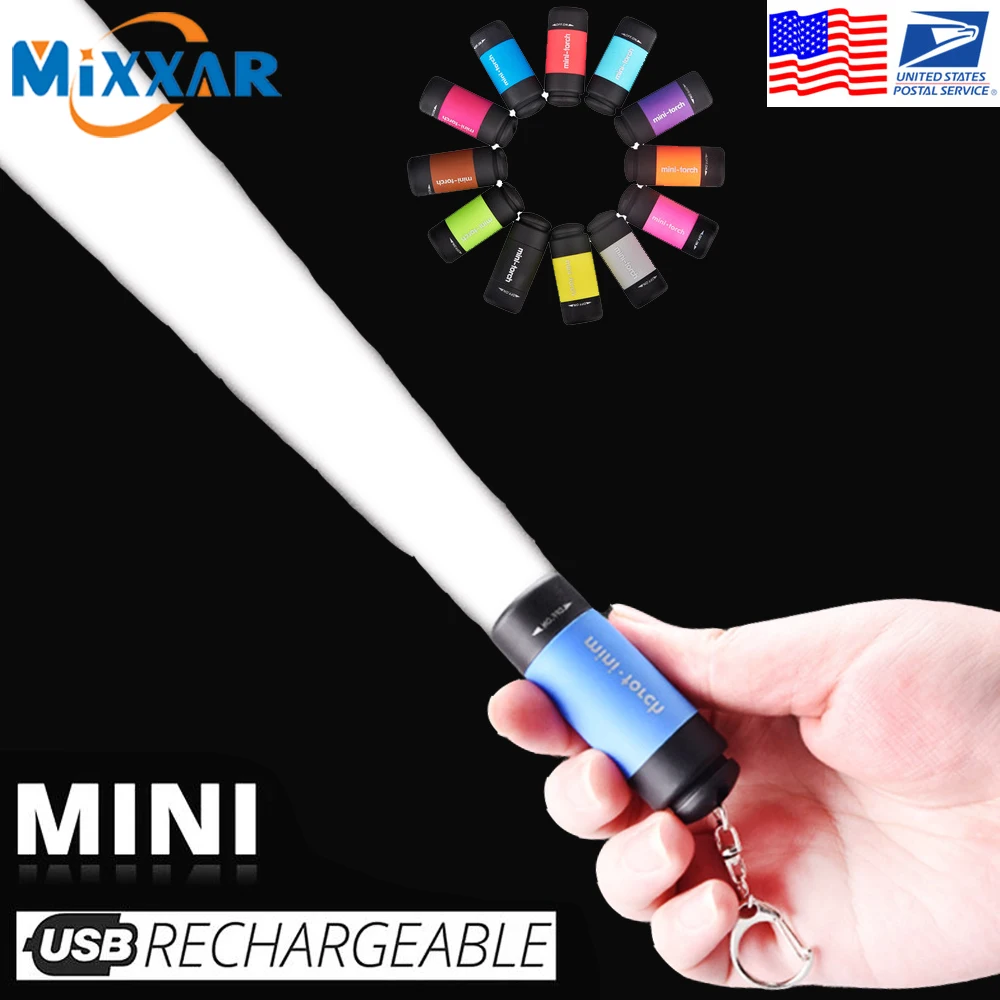 

Портативный брелок для ключей ZK20, супер яркий светодиодный мини фонарик, USB Перезаряжаемый фонарик со встроенной батареей, Прямая поставка
