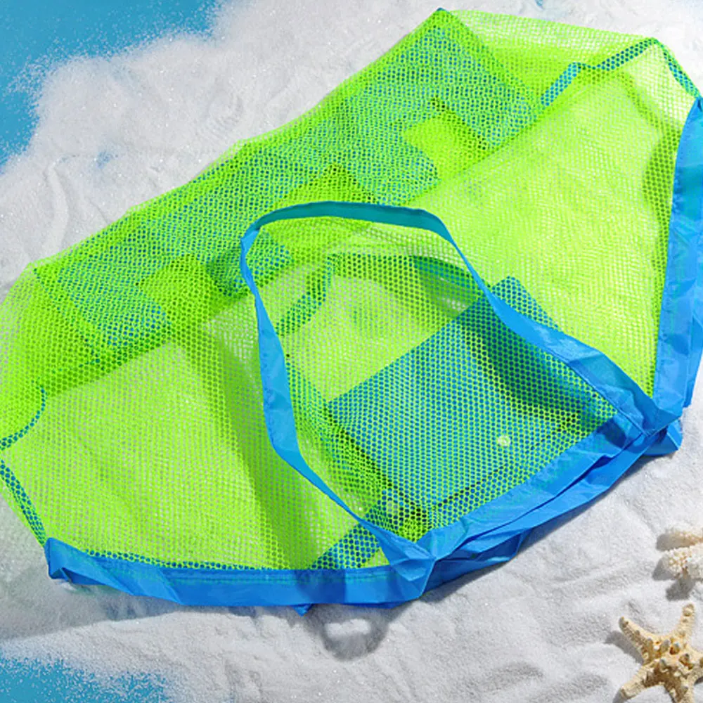 1 шт. портативная Сетчатая Сумка Пляжная сетчатая женская сумка для детских