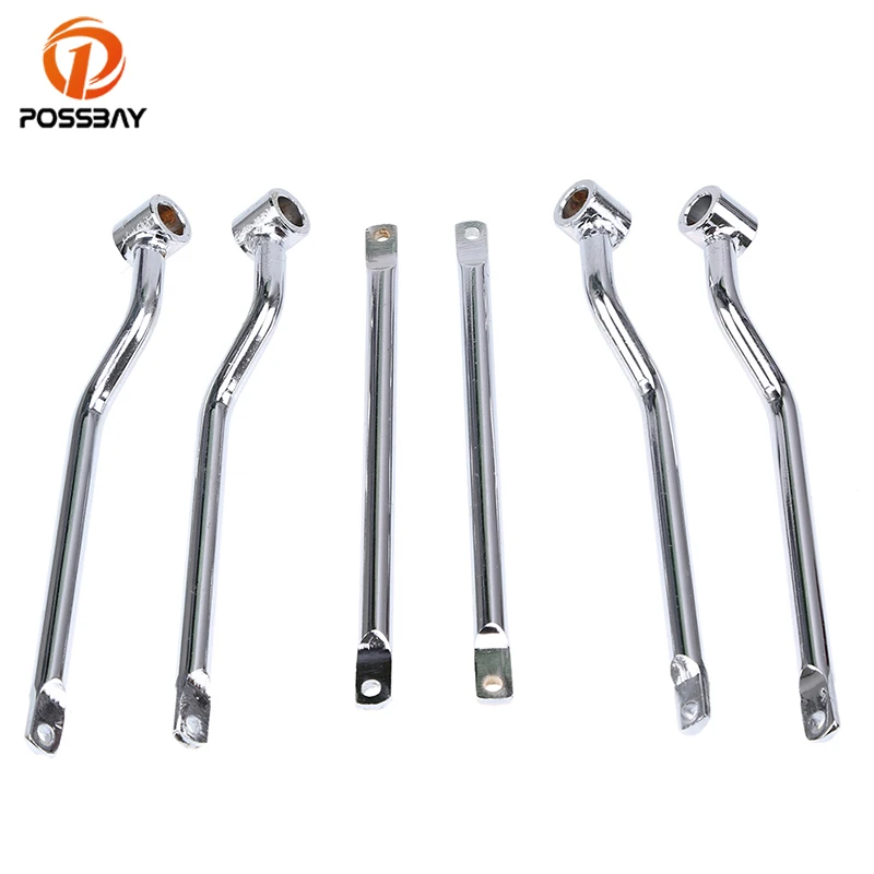 POSSBAY Stainless Steel Motorcycle Saddles Bag Support Bar Mount Bracket Universal Saddlebag Bars | Автомобили и мотоциклы