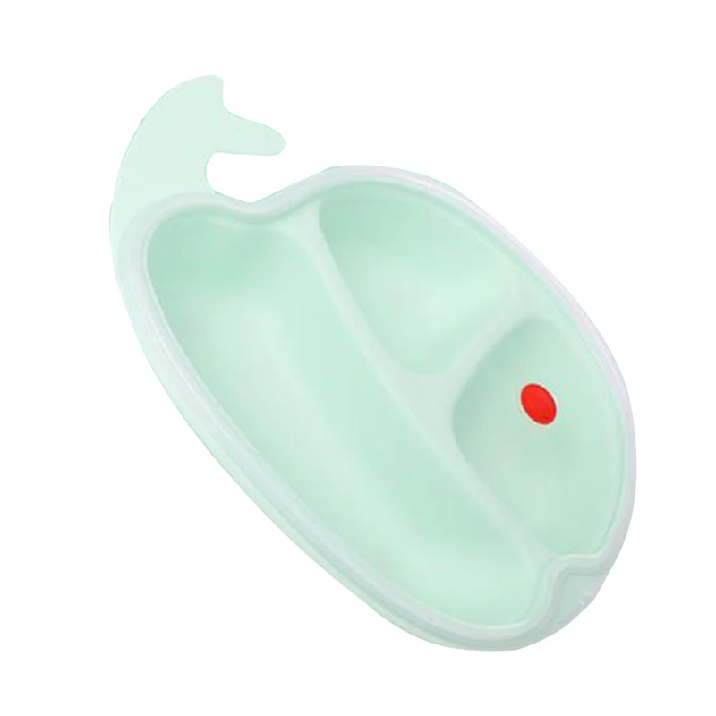 

Baby Dishes Small Whale Plate Food Grade PP Material Can Sterilized Hang Baby Tableware Kitchen Utensils For Kids Feeding