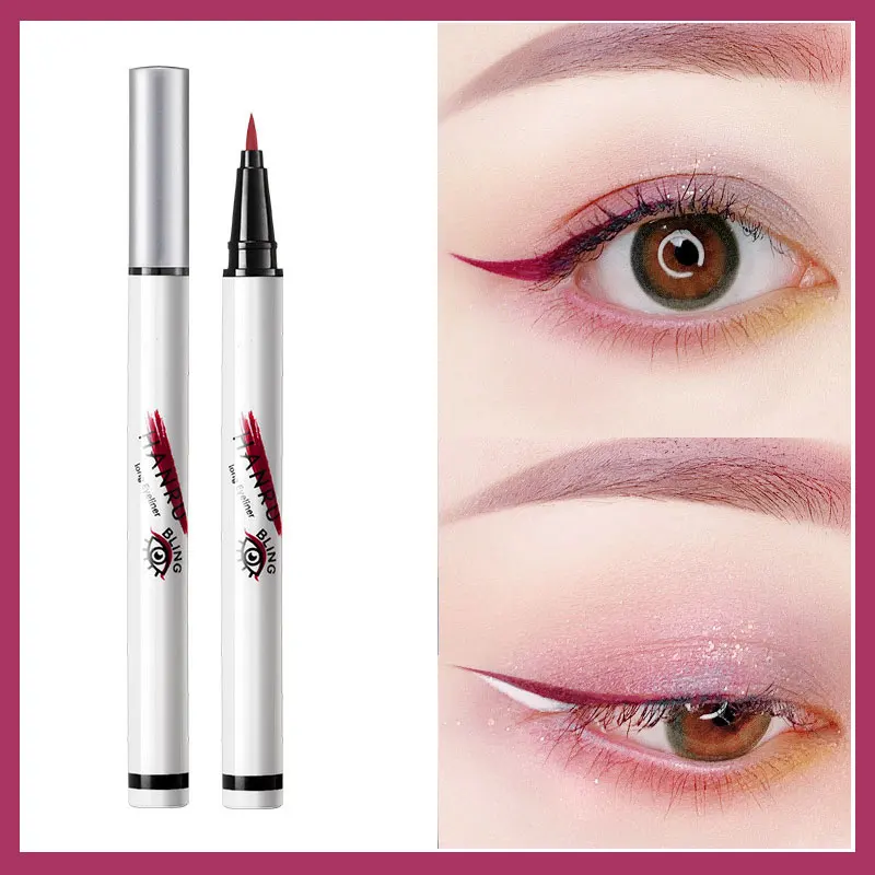 Colorful Long lasting Liquid Eyeliner Pen Waterproof Fast Dry Black