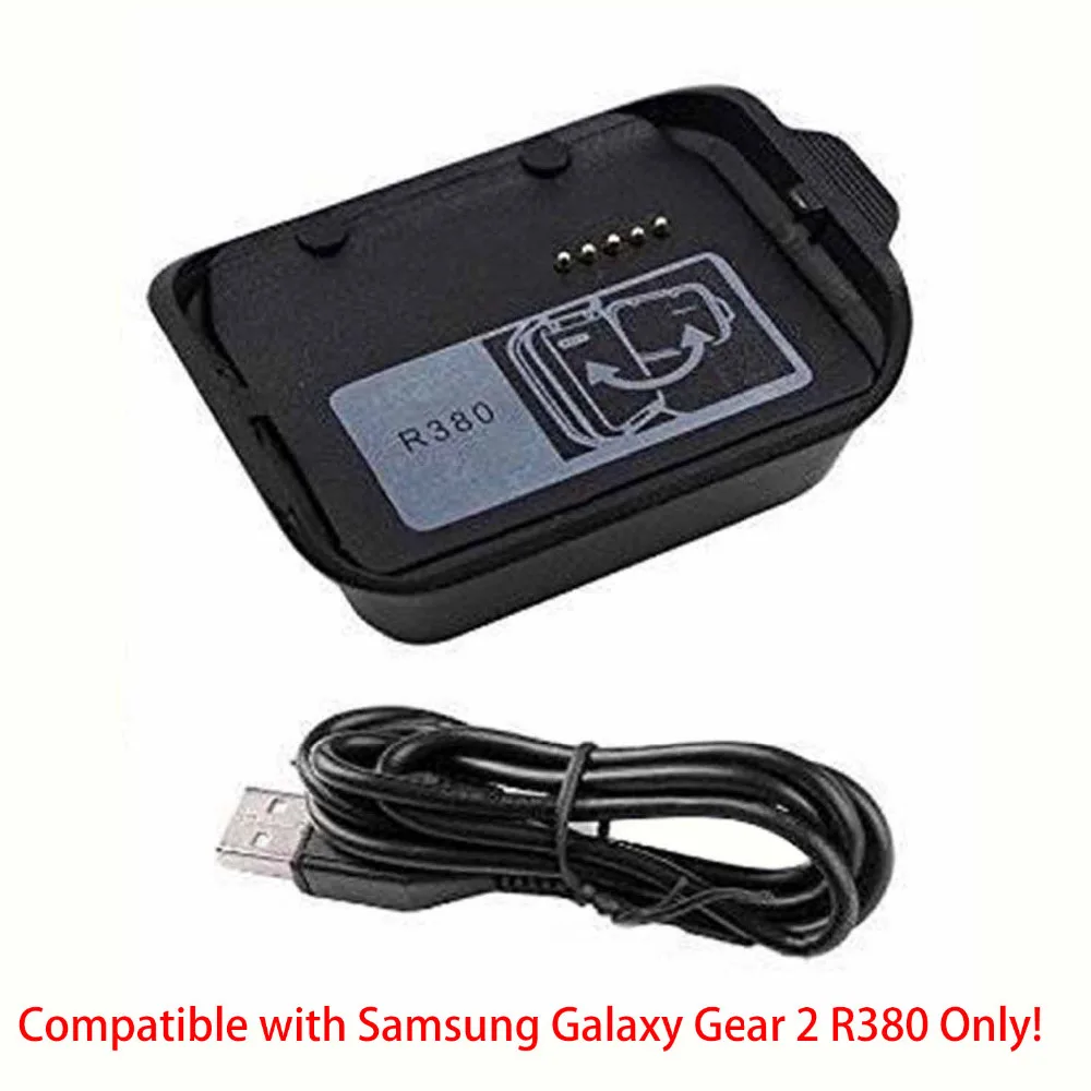 Зарядное устройство Gosear док станция для зарядки с usb кабелем Samsung Galaxy Gear Fit 2 R350 R380