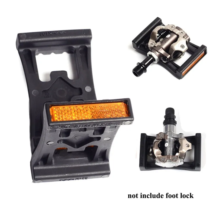 Hot 2PCS aluminum alloy Bicycle Pedal Platform Adapter folding Conversion Universal Compatible MTB Road Bike Parts | Спорт и