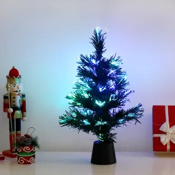 

1PC Fiber Optic Tree Festival Christmas Tree Creative Decor Night Lamp Colorful Glowing LED Fiber Light Party Home Decor Gift