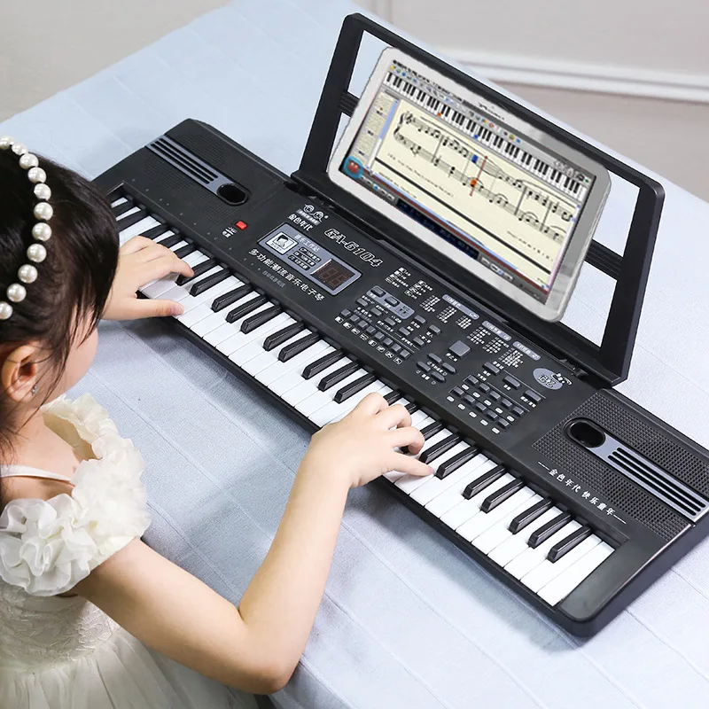 

61 Key CHILDREN'S Electronic Keyboard Beginners Beginner Music Piano Tutorial Personal Training Universal Gift