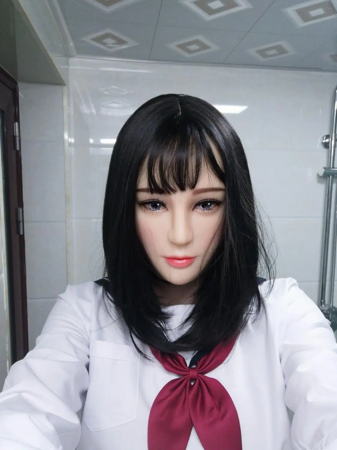 (Xun) Силиконовая полумилая Женская полулицевая маска Кигуруми для косплея аниме| |
