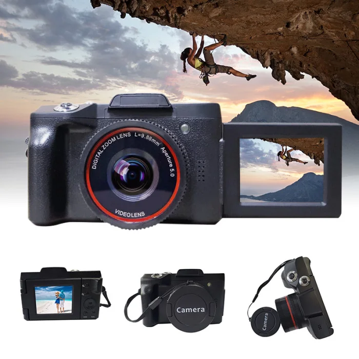 Цифровая видеокамера Full HD 1080P 16MP рекордер с широкоугольным объективом для YouTube Vlogging VDX99