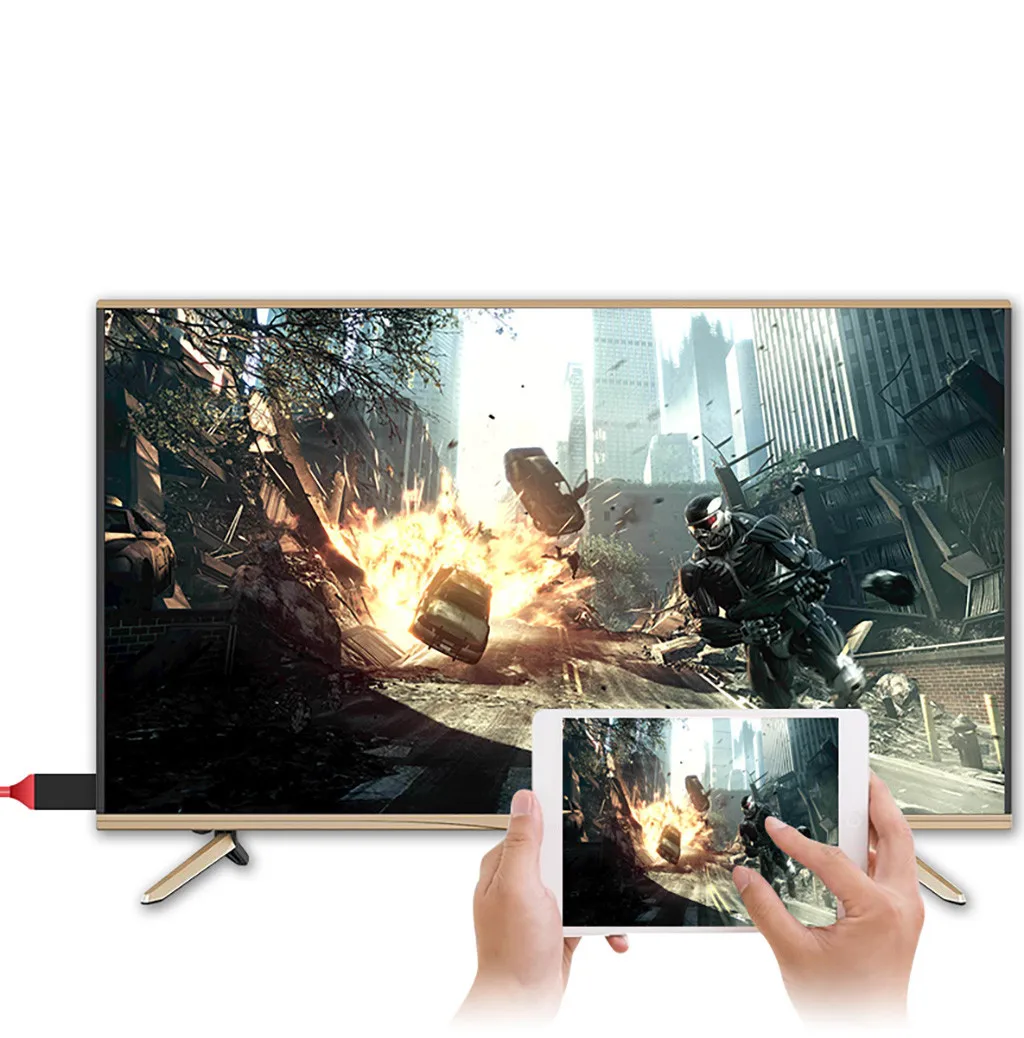 Ouhaobin USB к HDMI HDTV 4K 60Hz кабель адаптер для сотового телефона для планшетов кабель адаптер для смартфона