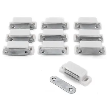 

10 x Magnetic catcher Cabinet Magnet Magnetic Magnetic Furniture Magnet Door Lock Magnet Magnetic Lock White