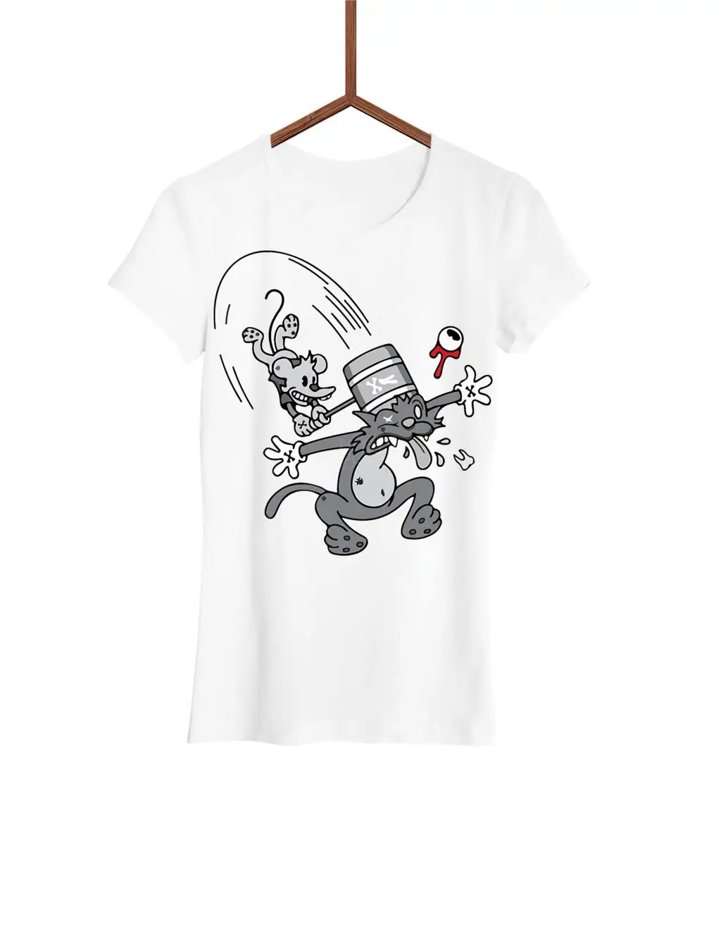 2019 The Simpsons Itchy &amp scruchy шоу одежда модная футболка Crewneck 100% хлопок футболки винтаж