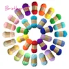BRISTLEGRASS Acrylic Crochet Wool Yarn 50g Pom-poms Milk Cotton Hand Knitting Threads Baby Sweater Scarf Fabric Needlework Craft 1