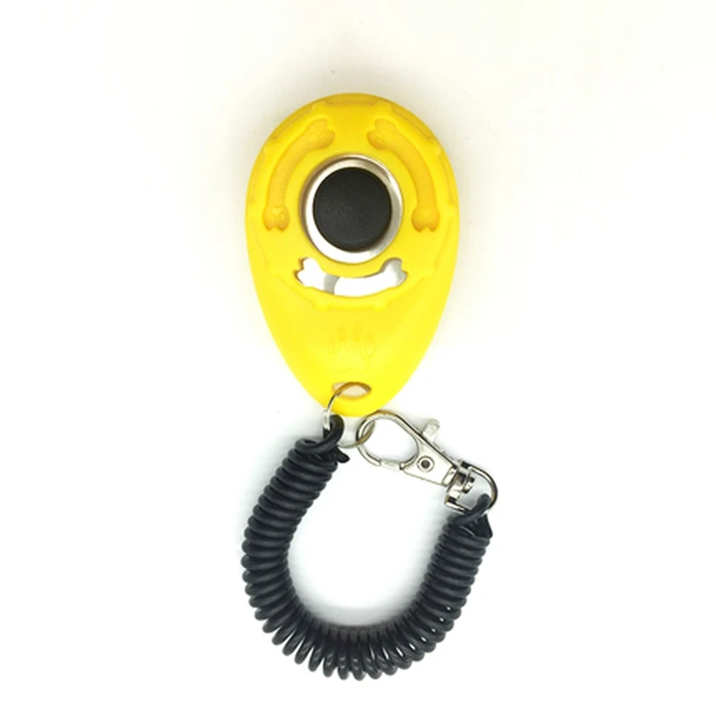 Высококачественный свисток для обучения собак Pet Cat, пластиковые Новые собаки, клик, тренажер, помощь, слишком регулируемый ремешок на запястье, звуковой брелок для ключей