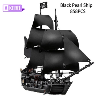 

In stocks building blocks toys 4184 Black Pearl boat model bricks toys for kids birthday gifts
