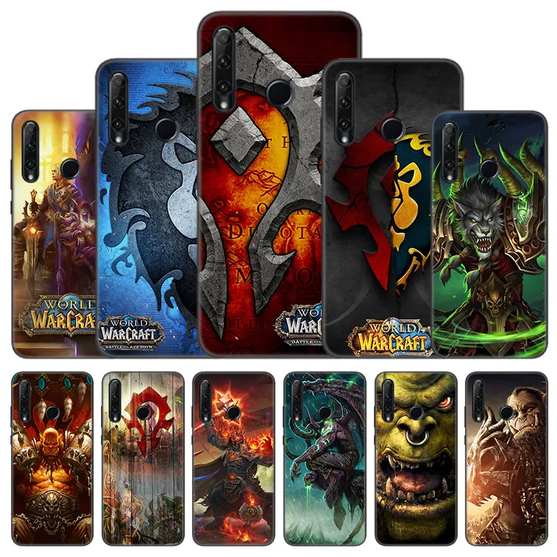 Video Game World Of Warcraft Case For Huawei Honor 10X Lite 7A 8A 9X 20 Pro 7S 8C 8S 8X 9A 9C 10i 20i 30i 20E 20S 8 10 | Мобильные