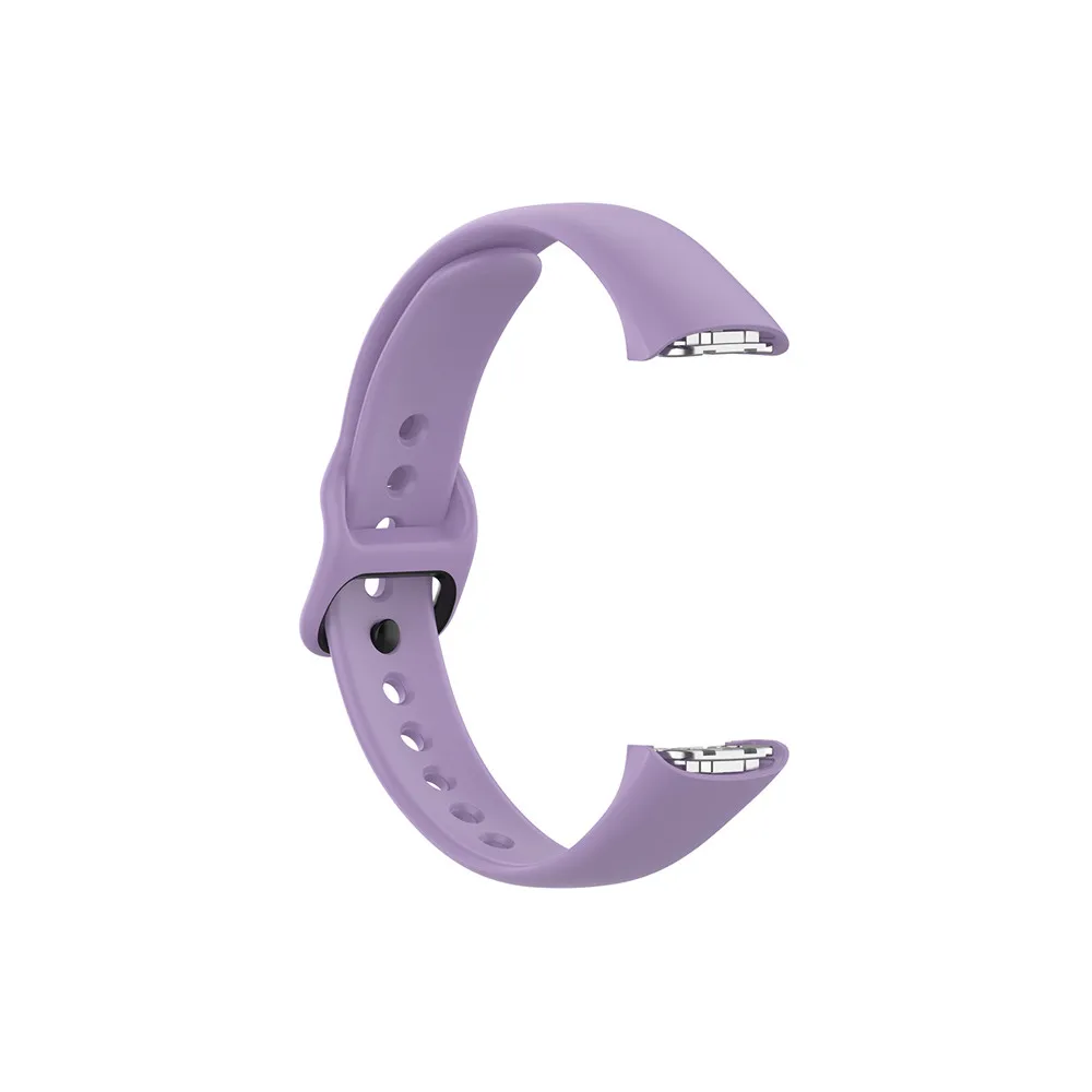 MIIQNUS 1 шт. модный силиконовый спортивный ремешок для наручных часов ремешок для samsung Galaxy Fit SM-R370 аксессуары для умных часов - Цвет: light purple