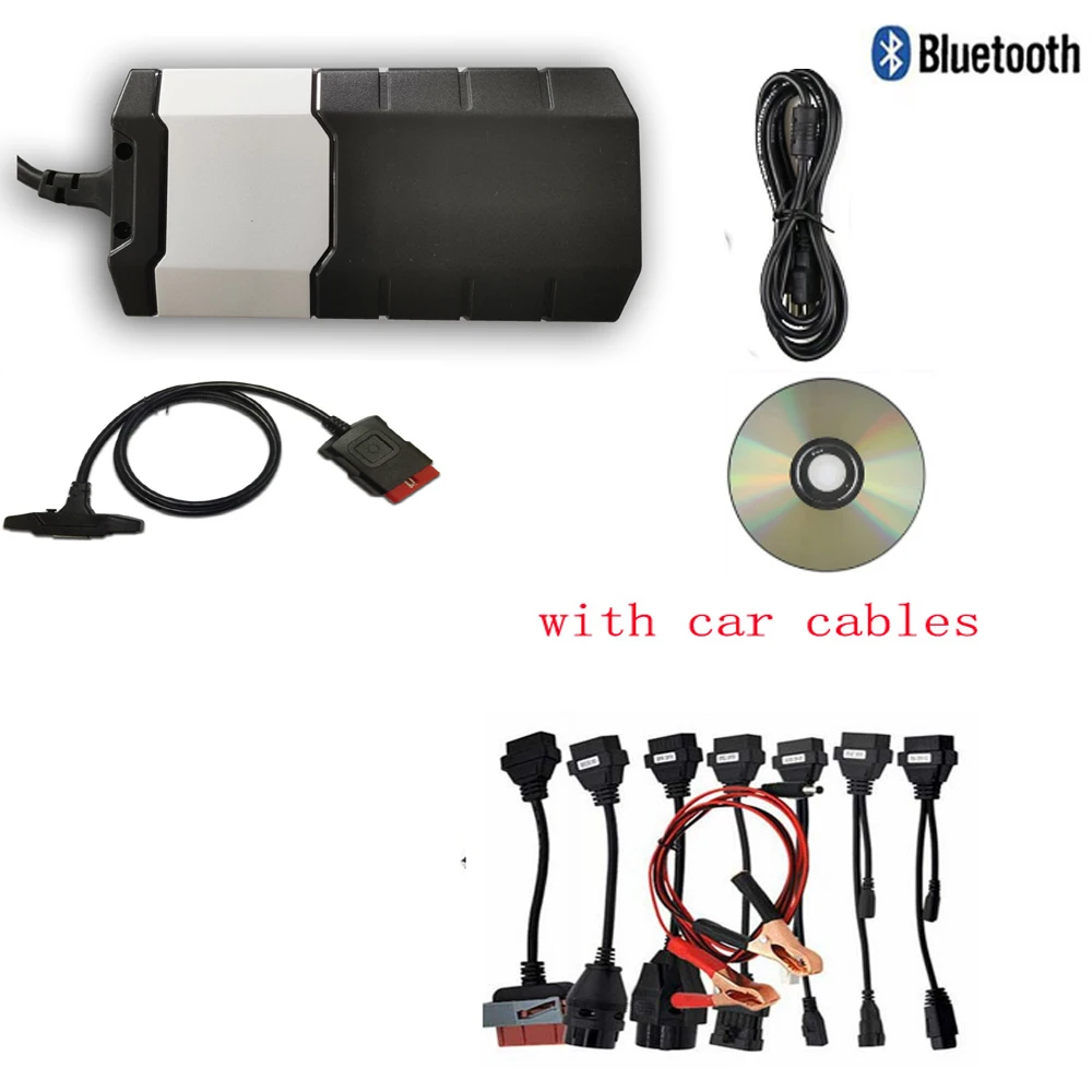 

2016R0 Adapter For Pro Cars Diagnostic Interface Tool for delphi ds150e CDP Full set 8 Car Cables For wow CDP