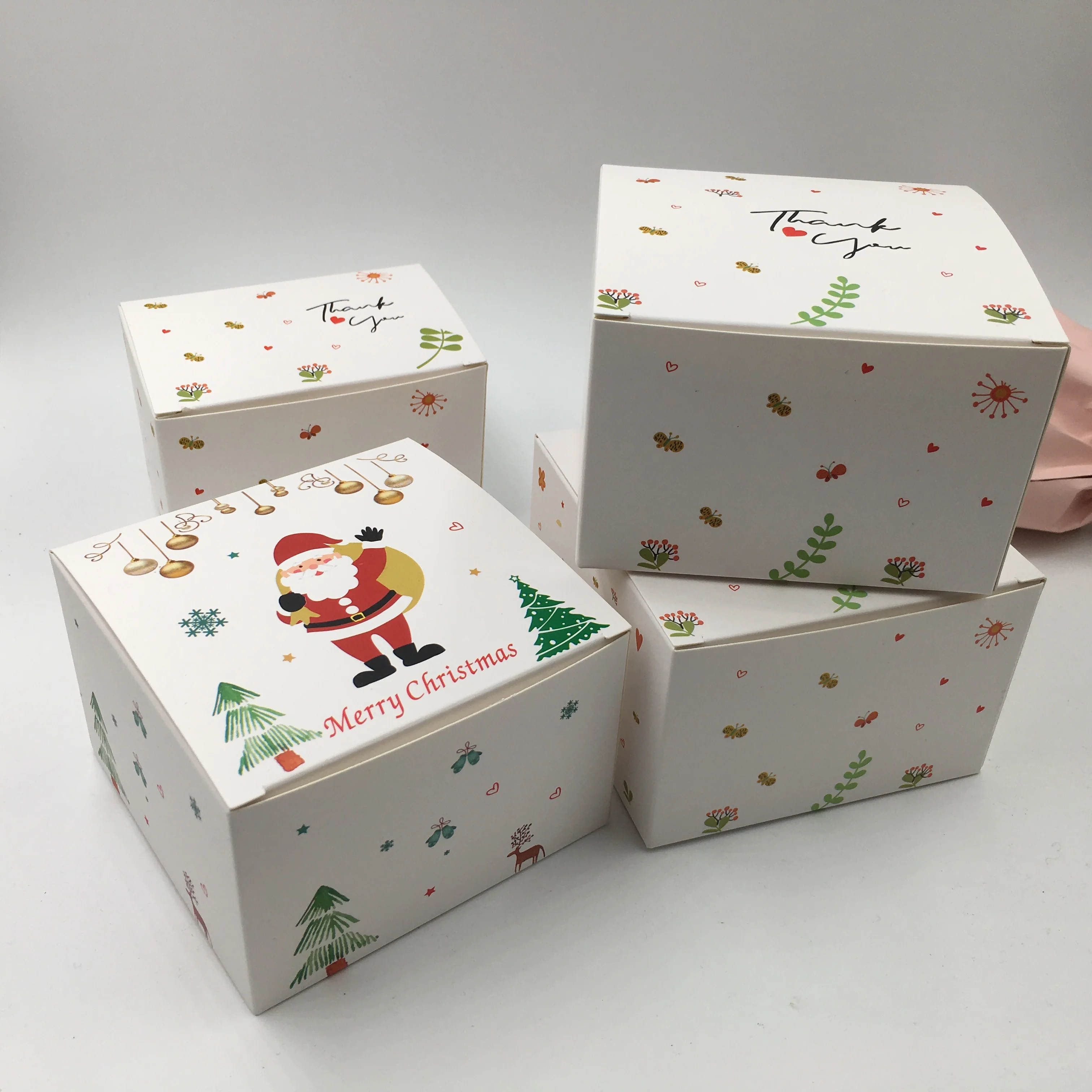 

100PCS Kraft Paper Favor Box paper Cup cake Boxes cake Packing Cake Boxes xmas Party Event Supplies