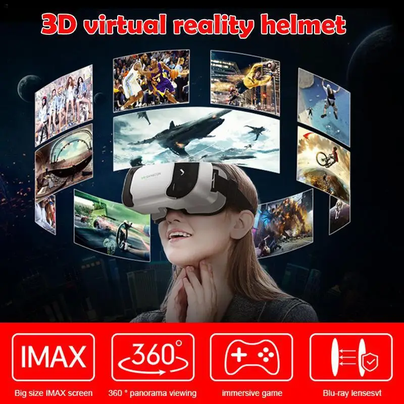 HobbyLane VR SHINECON G05A 3D VR очки гарнитура для 4,7-6,0 дюймов Android iOS смартфонов