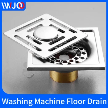 

Floor Drain Cover Stainless Steel Floor Drain Washing Machine Tile Insert Bathroom Shower Drainer Anti-odor Floor Waste Grates