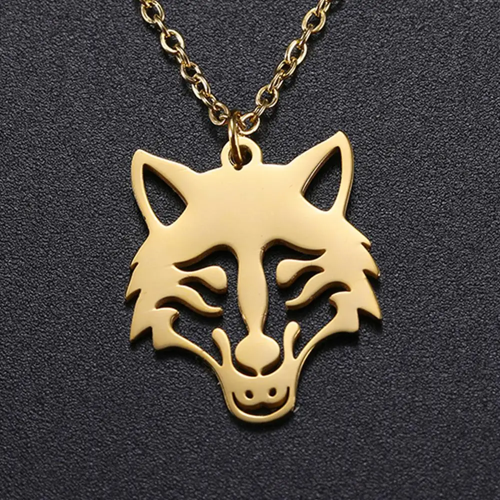 Fishhook Волк принтом лисы собаки кота в другом животных золотой Цвет полые из
